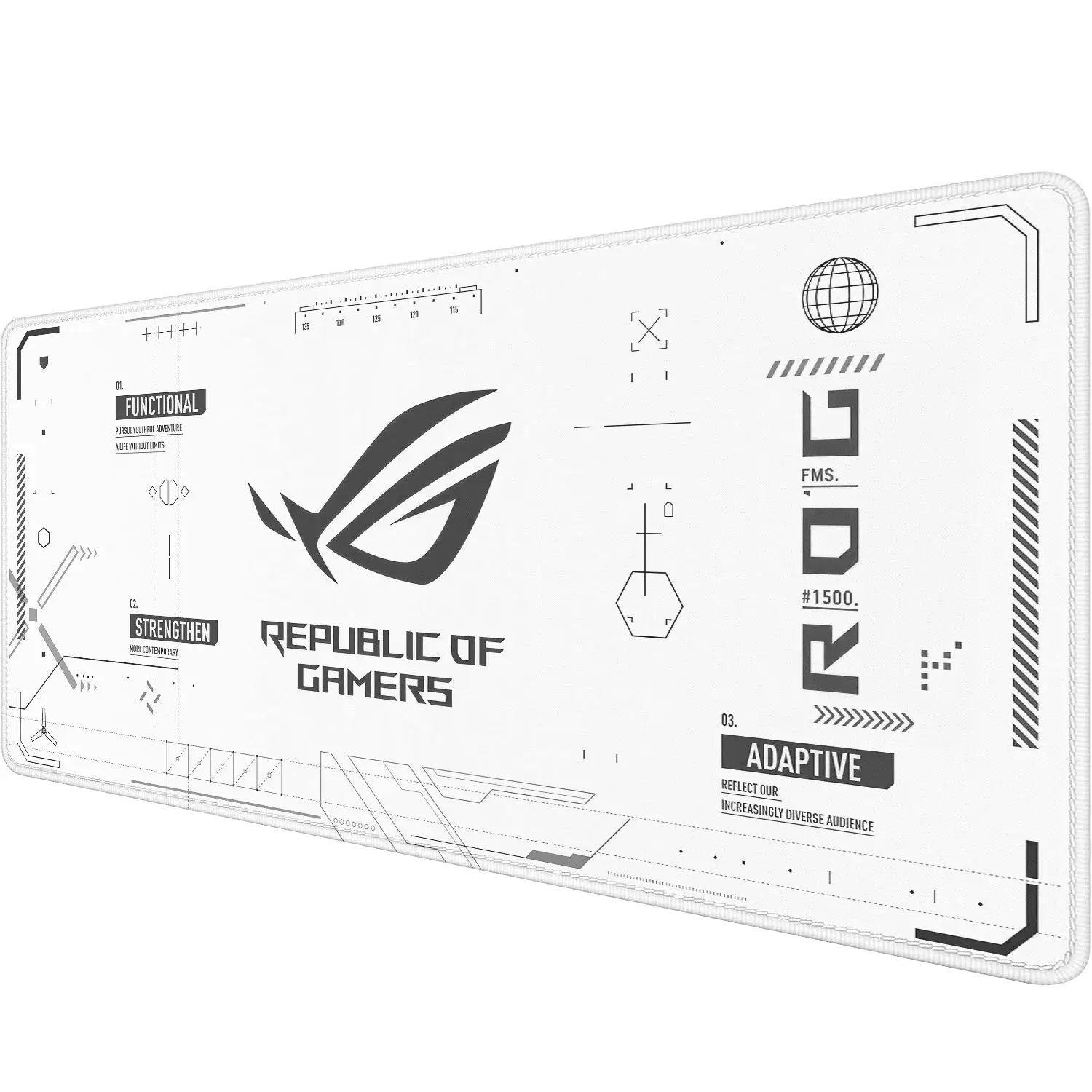 Dapesuom XXL Extended Gaming Mat for PC and Keyboard Large Mouse Pad Non Slip Surface Ultra Smooth Fabric