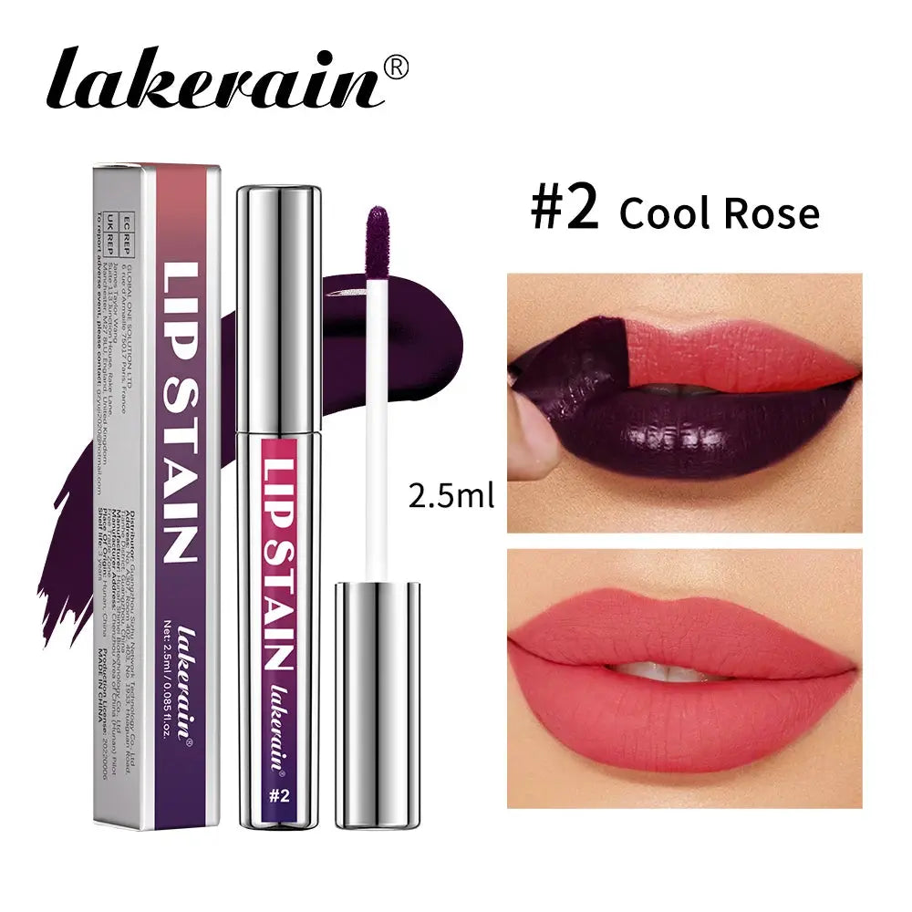 RadiantHue Lip Stain Peel Off Long Lasting Waterproof Transfer Proof Pink Lip Color for Women
