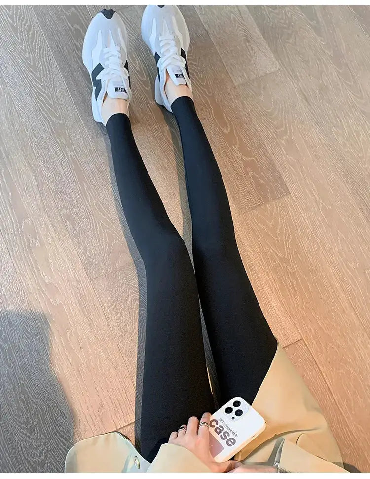 BIVIGAOS black seamless high-waist leggings for women, sports fitness by Simples Market
