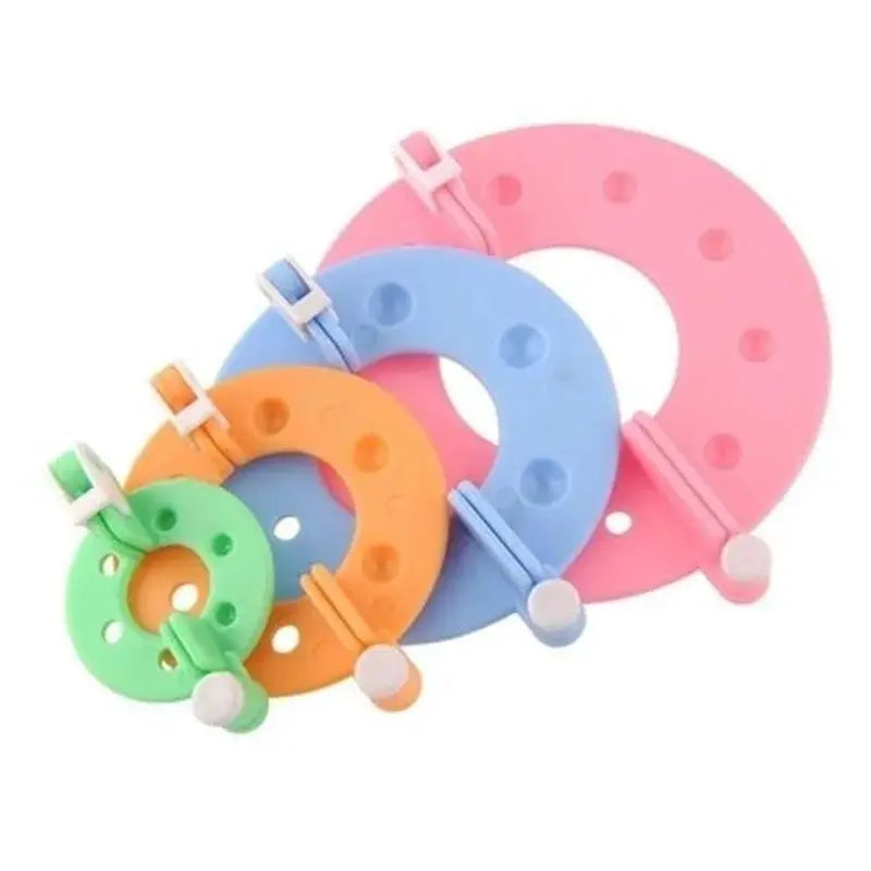 8 Piece Fluff Ball Pom Pom Maker Kit With Four Sizes For Knitting Loom Crafts Kids DIY Tools