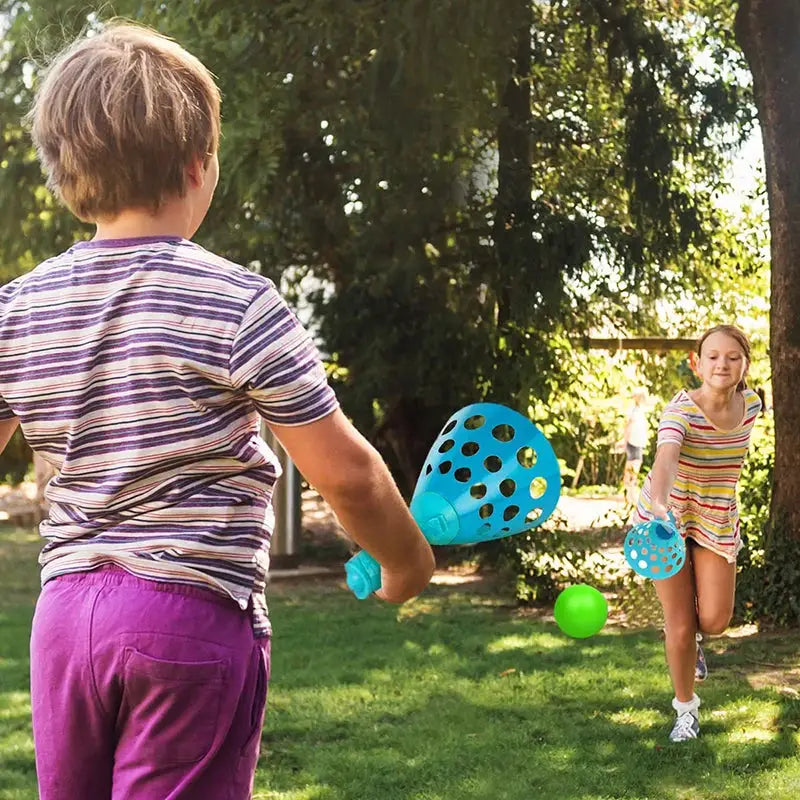 Toss And Catch Ball Set Sticky Beach Toy For Kids Outdoor Summer Multiplayer Game Parent Child Interaction Gift