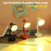 LumaFold Mini Book Light With Clip Portable Foldable LED Reading Lamp Magnetic Base For Travel Night Reading