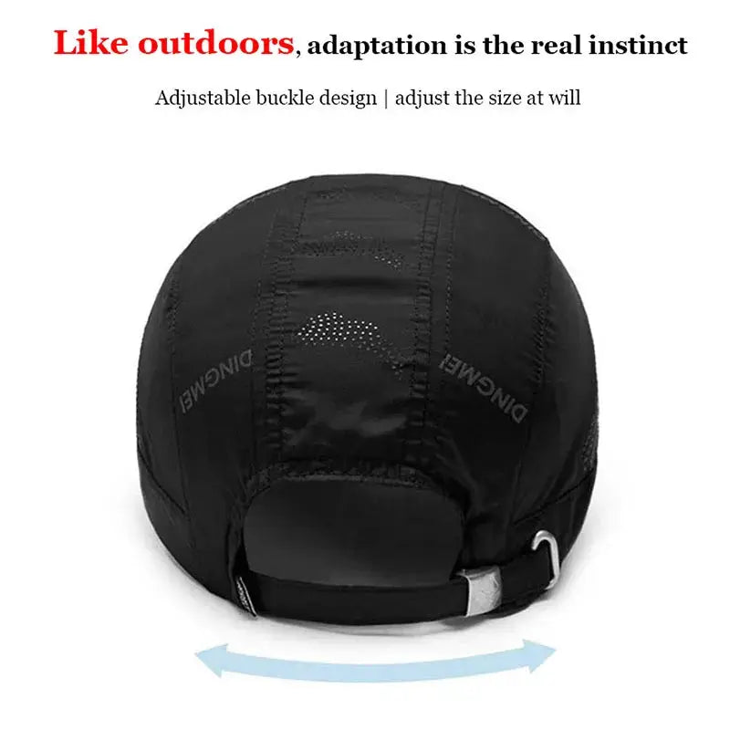 Unisex 2024 Quick Dry Bone Mesh Baseball Cap Snapback Adjustable For Running Golf Sports Canada
