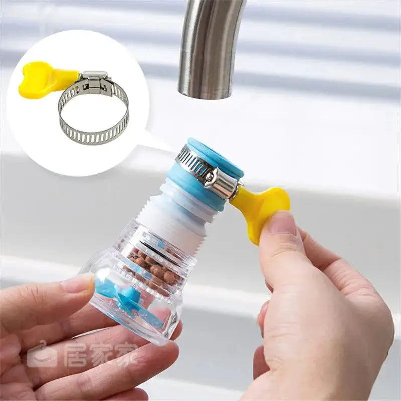 Anti Splash Kitchen Faucet With 360 Degree Rotating Hose Universal Water Faucet For Multifunction Wash Basin