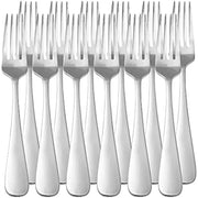 Heavy Duty Stainless Steel Dinner Forks With Round Edge Pack Of 12 Dishwasher Safe For Restaurants Eid Al Adha Mubarak