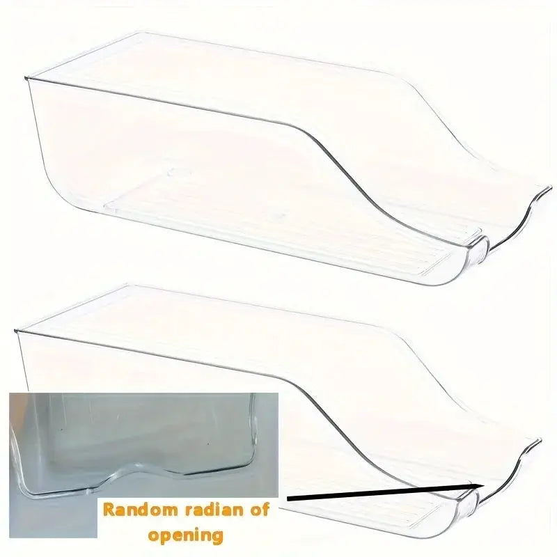 KitchenEase Can Dispenser Organizer Keeps Soda Cans Accessible In Fridge And Freezer Space Saving Design