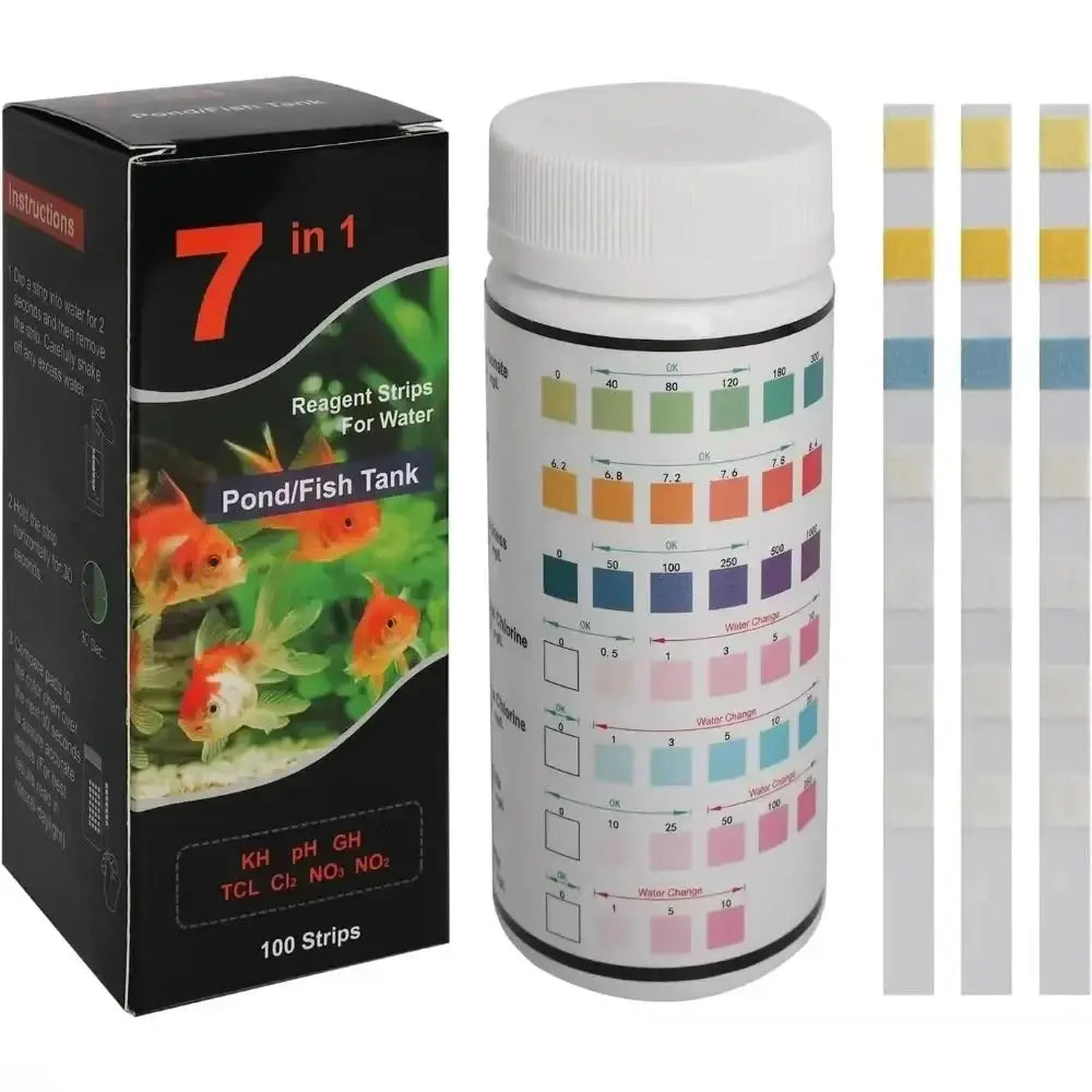 16 In 1 Aquarium Test Strips For Freshwater Aquariums Pools And Ponds pH Water Quality Kit For Fish Tanks