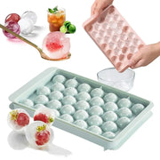33 Ice Ball Molds for Whiskey Ice Balls and Lollipops PP Ice Cube Tray for Frozen Treats Cocktails and Coffee