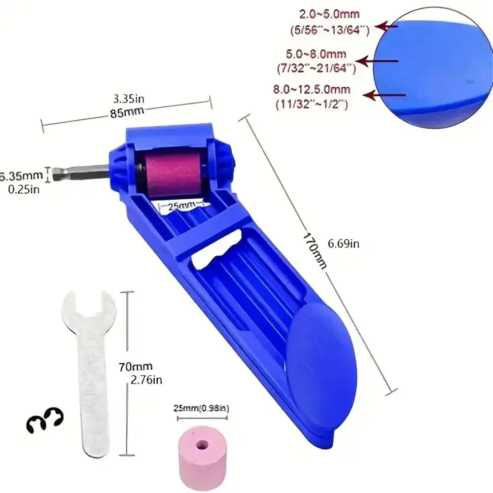Portable Drill Bit Sharpener With Grinding Wheel For Nail Drill Bits Quick And Easy Sharpening