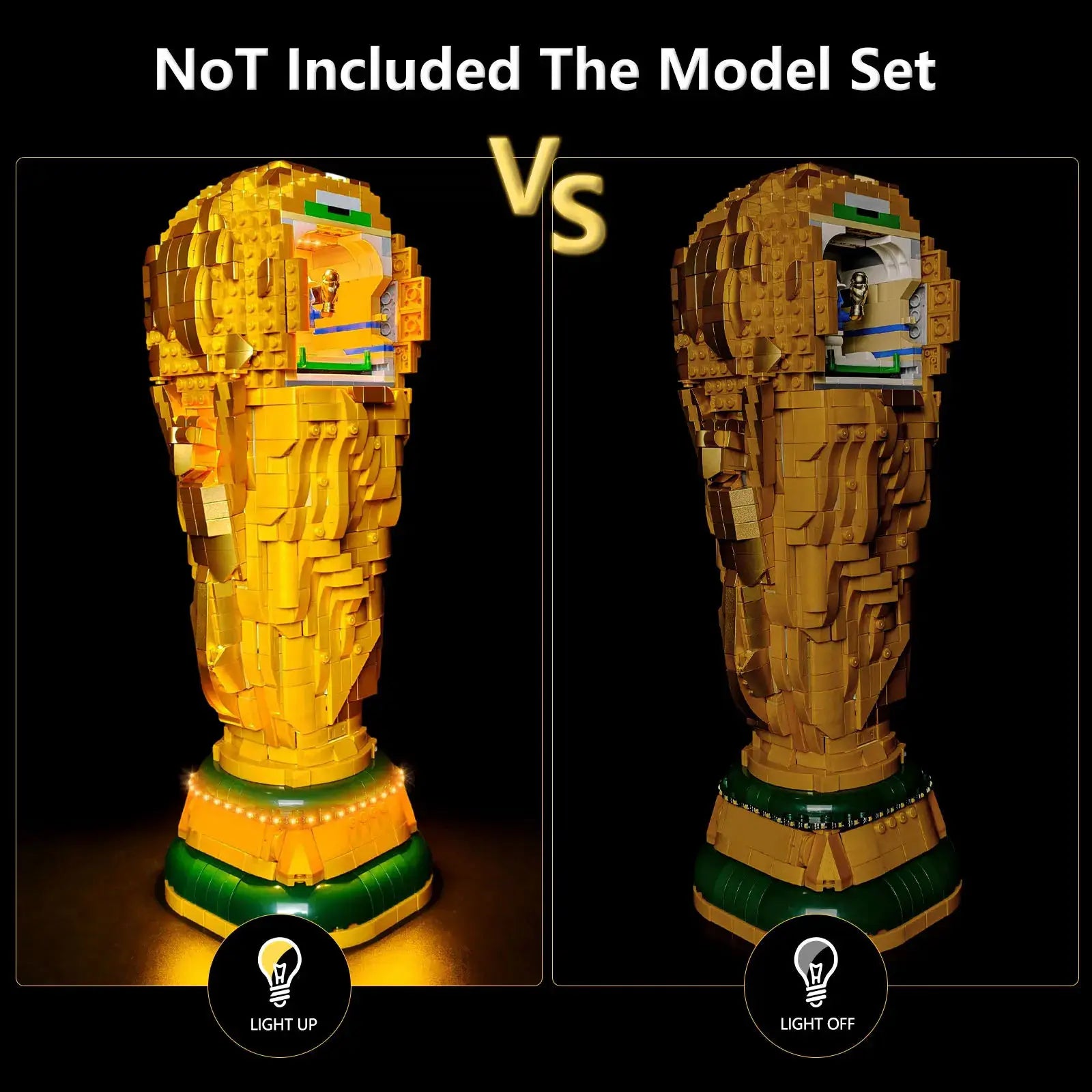 LYBTWF LED Lighting Kit for Lego 43020 FIFA World Cup Building Blocks