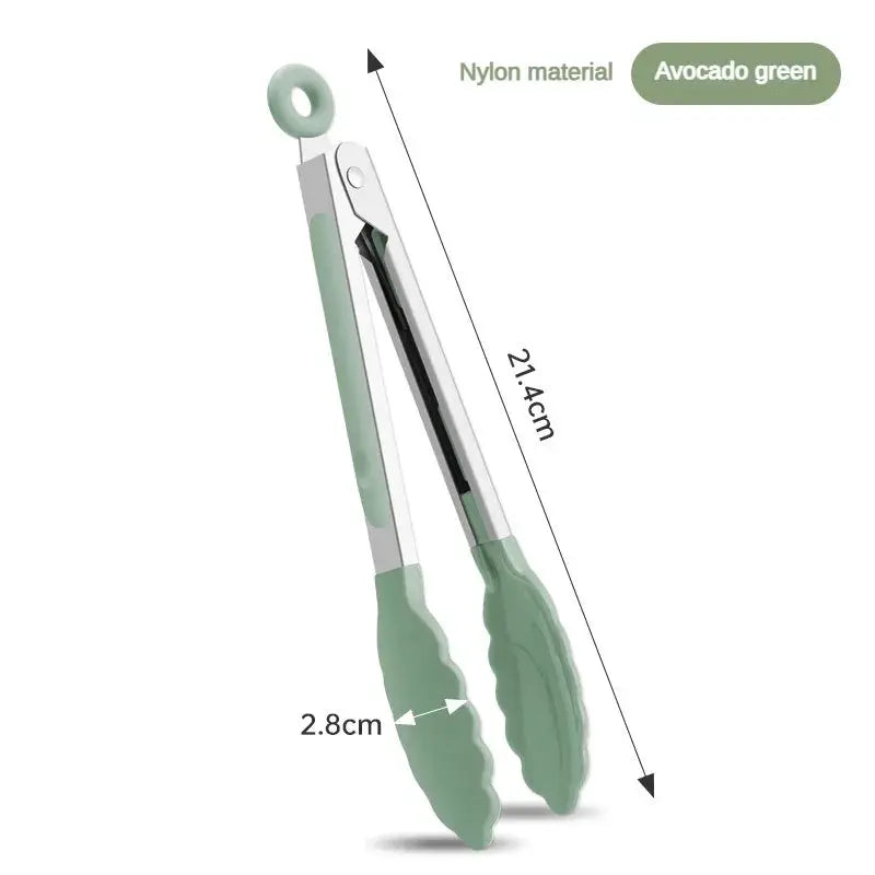 High Temperature Resistant Nylon And Stainless Steel Bread Clip For Outdoor BBQ And Kitchen Use