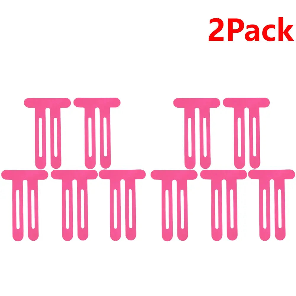 Kinesiology tape set, 5Pcs for knee and shoulder; pink breathable precut athletic tape (2-pack) by Simples Market