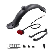 Rear Mudguard Splash Fender With LED Taillight For Xiaomi M365 And M365 Pro Electric Scooter Replacement