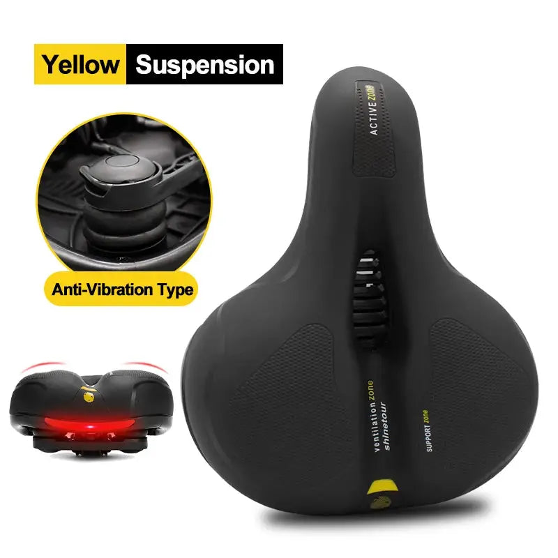 Hollow Breathable Bicycle Saddle For Men And Women MTB Road Bike Seat Shock Absorbing Comfort For Big Butt