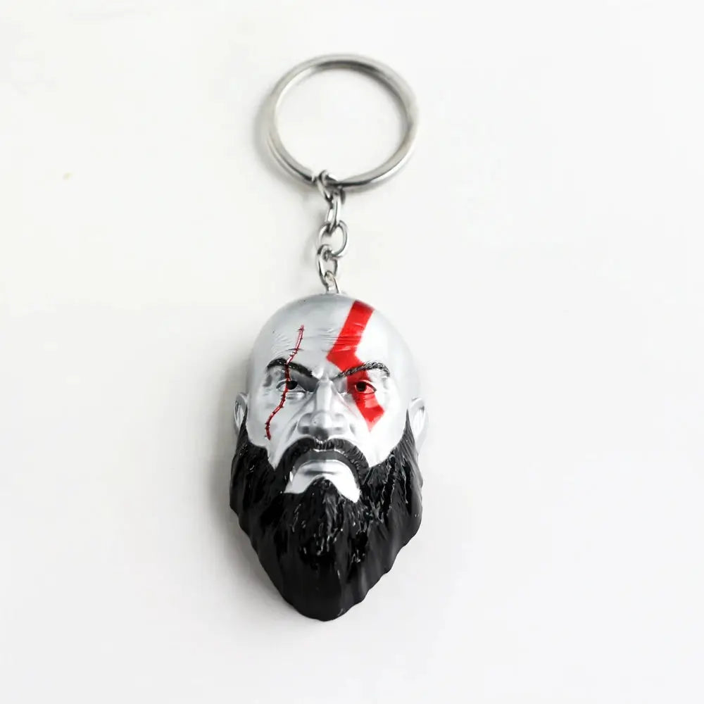 God Of War Kratos Sword Keychain Pendant Zinc Alloy Antique Silver Finish For Keys Backpacks And Bags