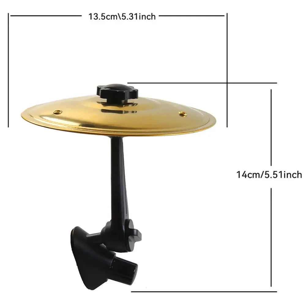 Car Vent Drum Cymbals Mini Crash Cymbals Car Interior Accessory Alloy Construction For Dashboard Or Air Vent