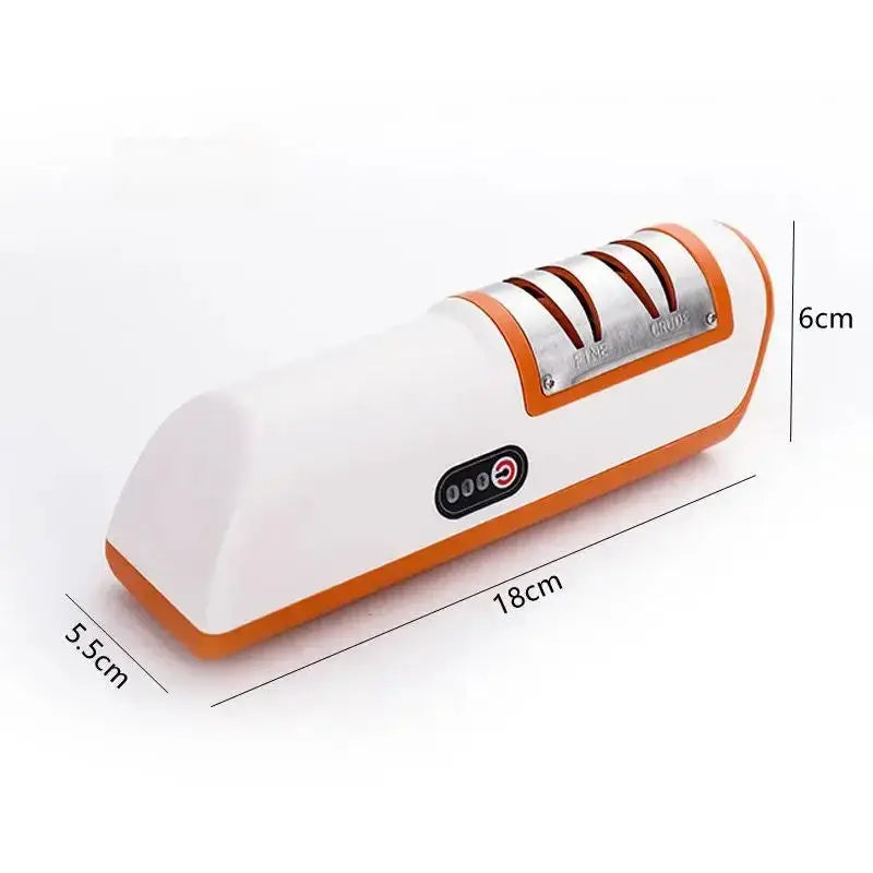 Kitchen Electric Knife Sharpener Multifunctional Automatic Professional With 4 Gears Stainless Steel Kitchen Accessory