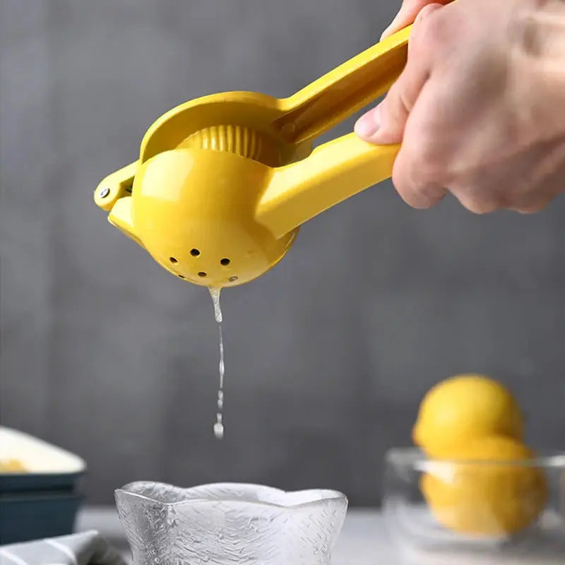 Manual Lemon Squeezer Aluminum Alloy Hand Pressed Orange Fruit Juicer Portable Practical Kitchen Tool For Fresh Citrus