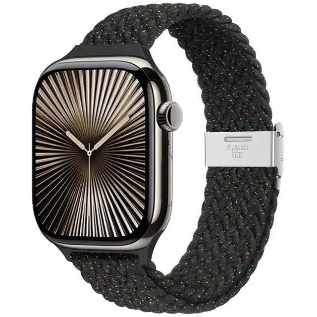 Strap For Apple watch band 46mm 45mm 44mm 49mm 40mm 41mm 42mm Braided loop correa bracelet iWatch series 10 8 9 7 5 2030