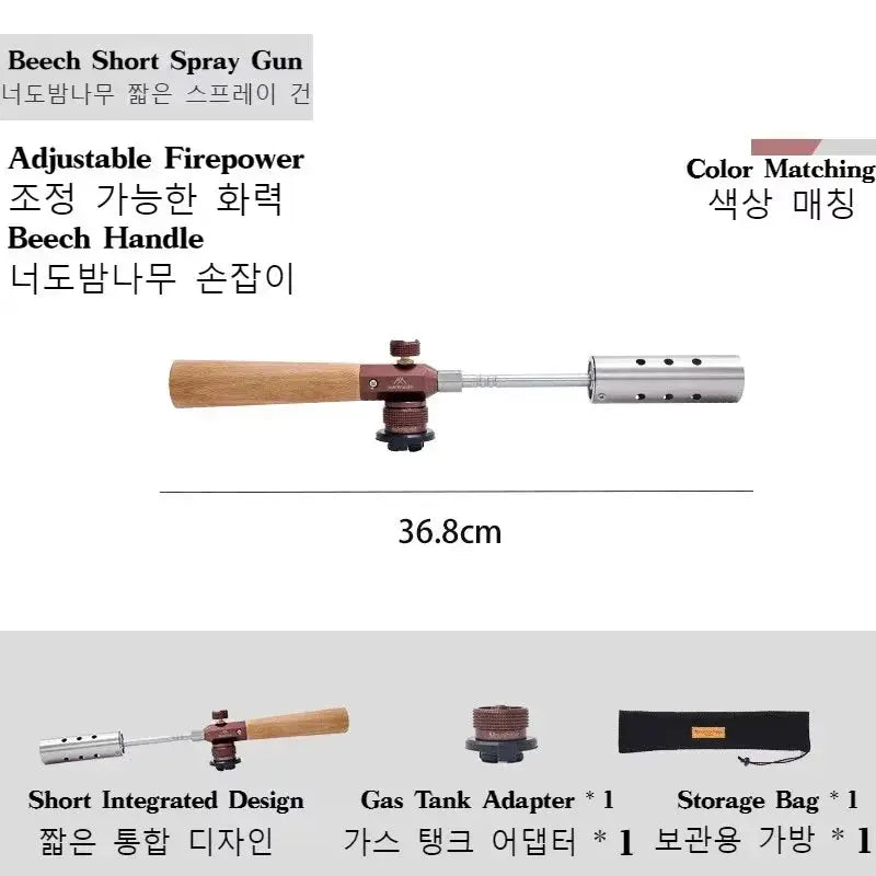 MountainHiker Weeding Torch Gas Blowtorch Flamethrower For Outdoor Cooking Camping And Weed Control 12000 Kcal Per Hour