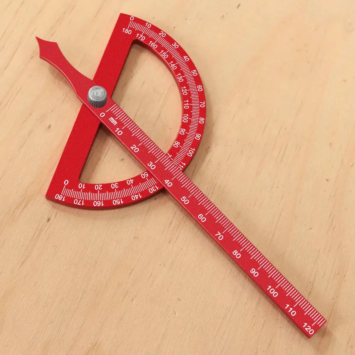 ProEdge Aluminum Alloy Protractor Ruler High Precision Angle Measurement For Woodworking And DIY Projects