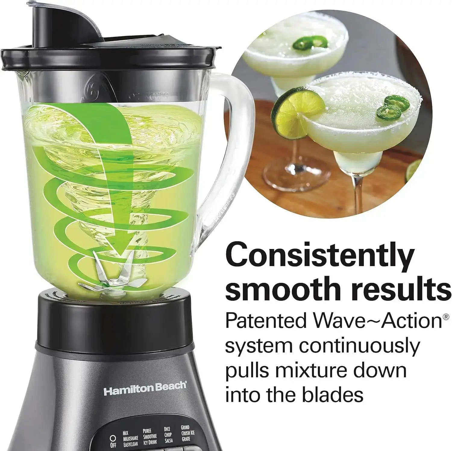 Blender and Food Processor Combo 700W with 40oz Glass Jar Gray Black