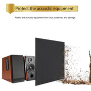 Simples Market dustproof speaker grill cloth, black mesh fabric for speakers, 1.7m x 0.5m