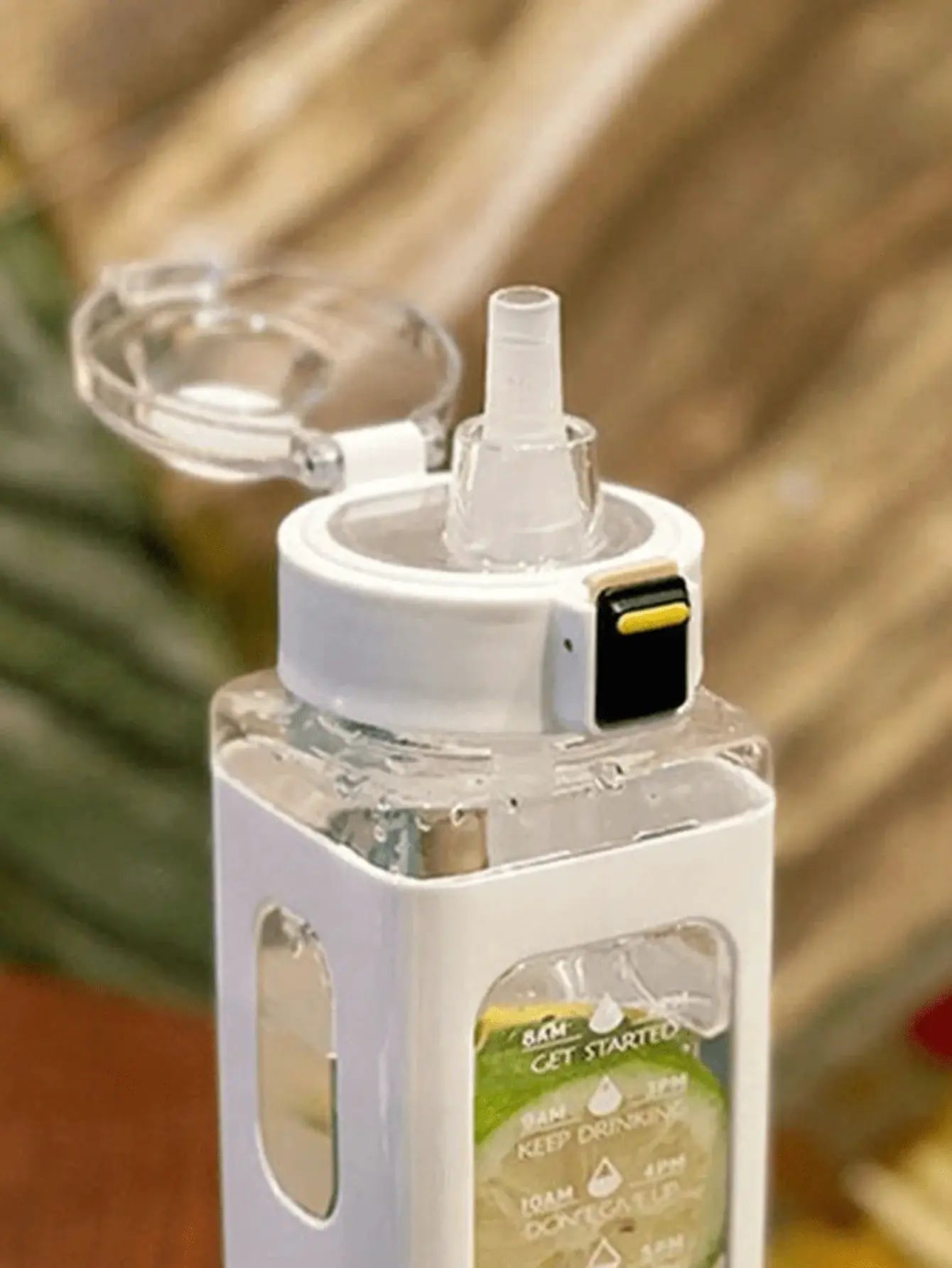 White 700ml Portable Sports Water Bottle With Sippy Cup For Outdoor Activities Cycling And Travel