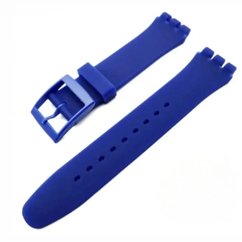 Swatch Compatible Silicone Watch Band 16mm 17mm 19mm 20mm Waterproof Colorful Rubber Strap For Men And Women