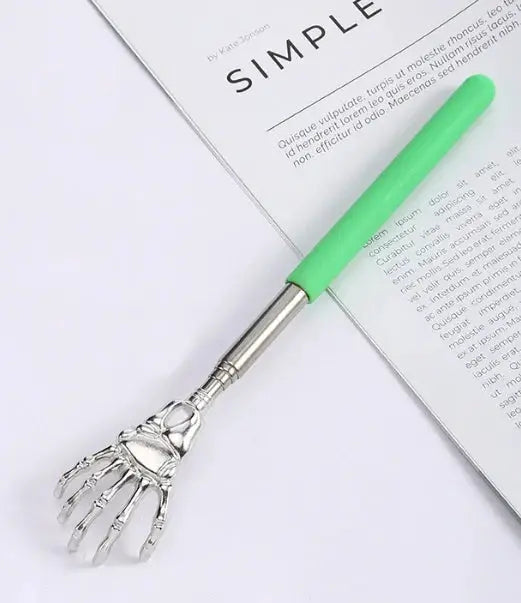 Stainless Steel Telescopic Back Scratcher Massager Extendable Itch Relief For Relaxation And Health