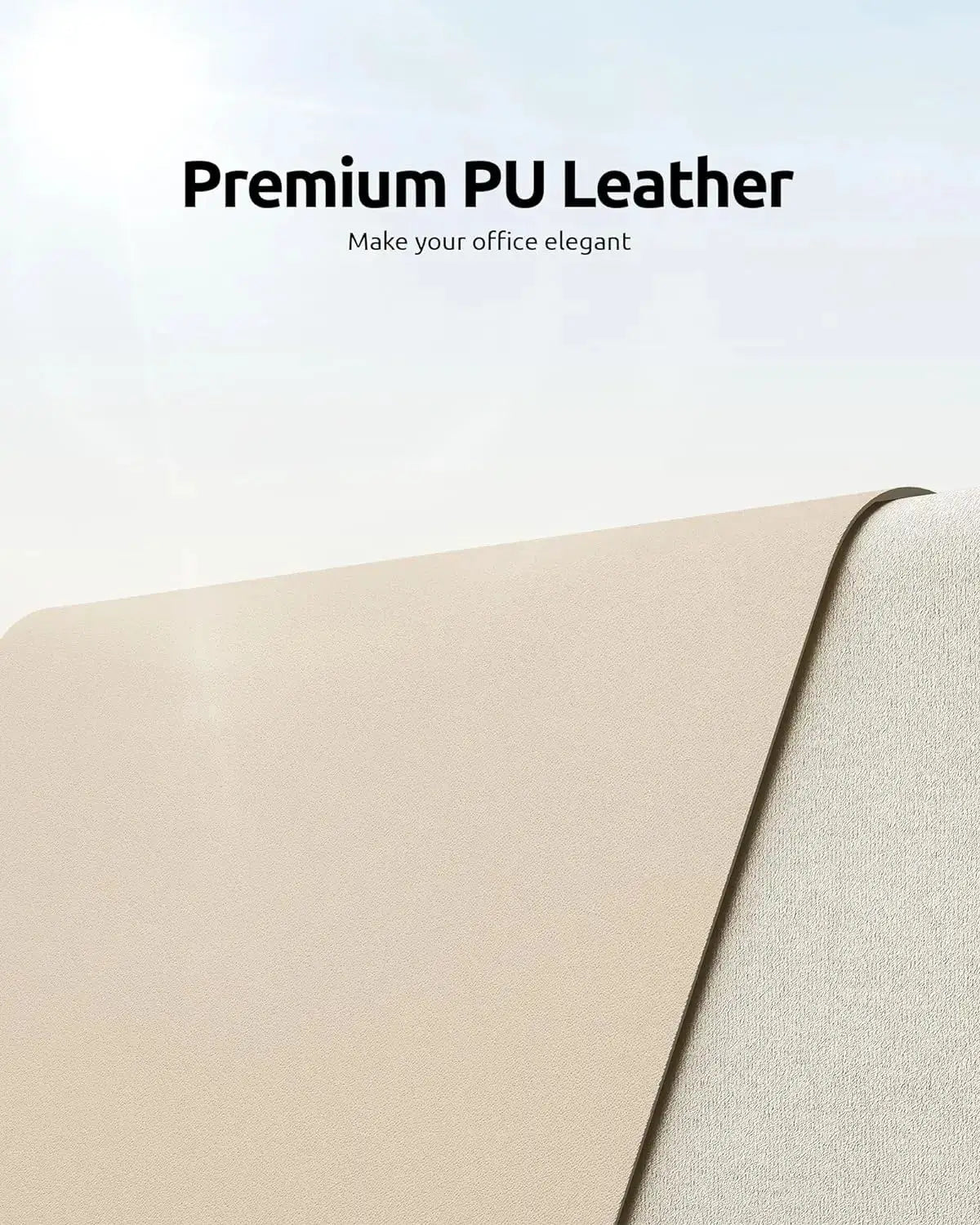 Large PU Leather Desk Pad Mouse Pad For Office Non Slip Leather Desk Mat Laptop Desk Pad Protector