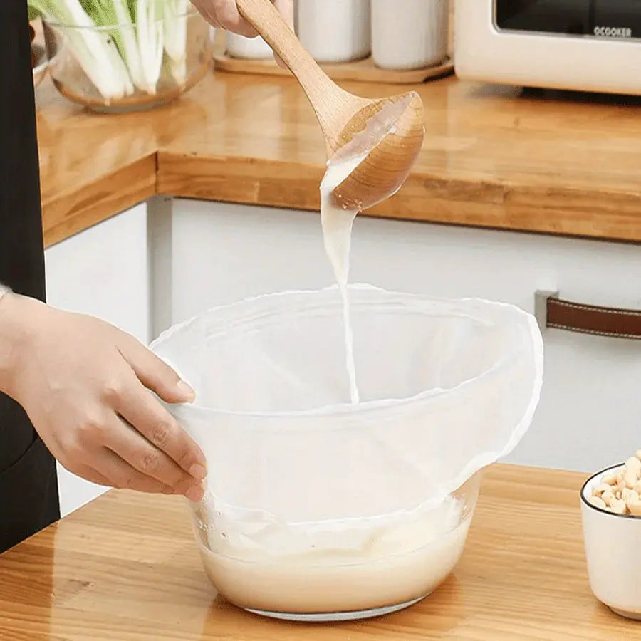 Reusable Fine Mesh Cheese Cloth Bags For Yogurt Juice Coffee Food Safe Gauze Filtering Bags Kitchen Accessory