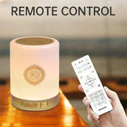Portable multifunctional sound machine with white LED night light, remote control, and Bluetooth speaker