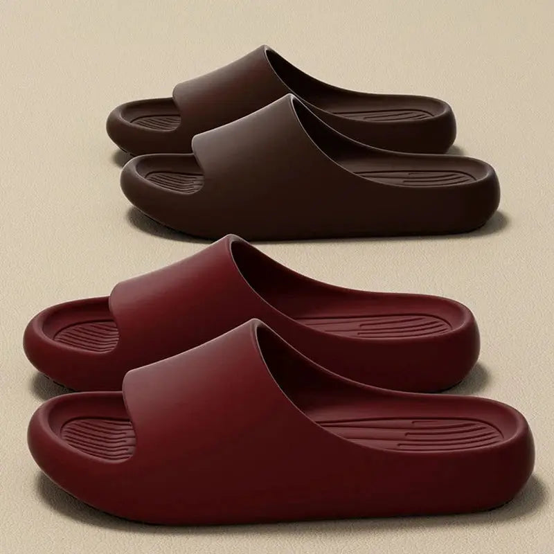 BrightPath Large Size Summer Slippers For Men And Women Lightweight EVA Open Toe Quick Dry Indoor Outdoor Slides