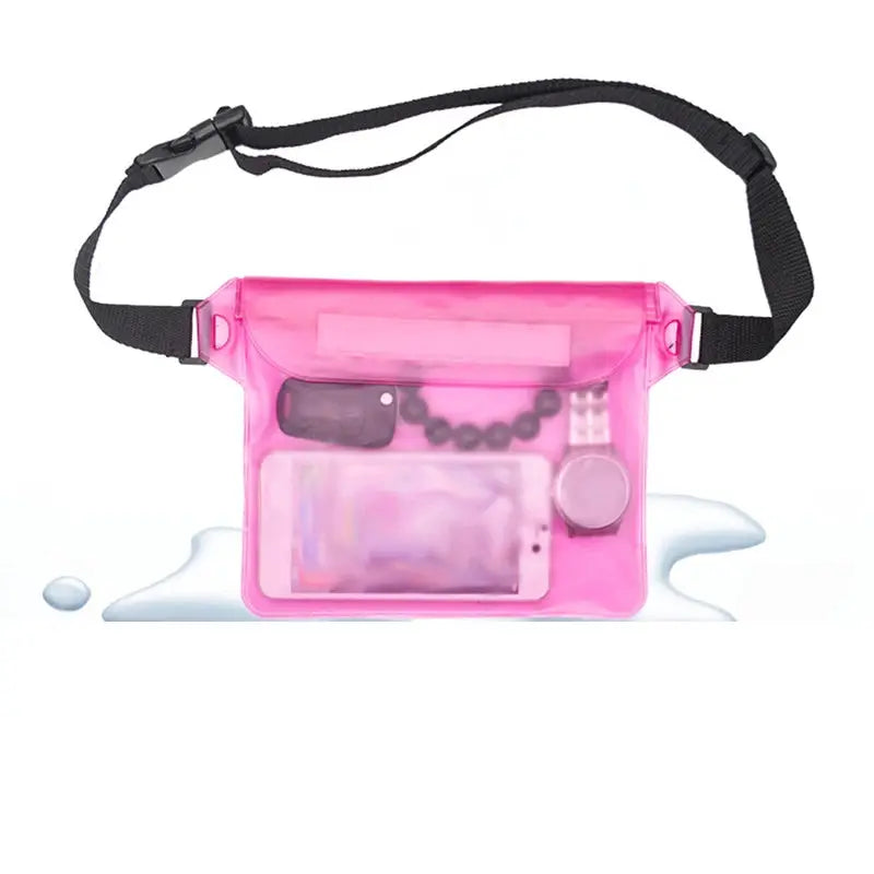 Waterproof Swimming Bag And Dry Phone Case Waist Pack For Beach Boat Skiing Diving And Outdoor Sports