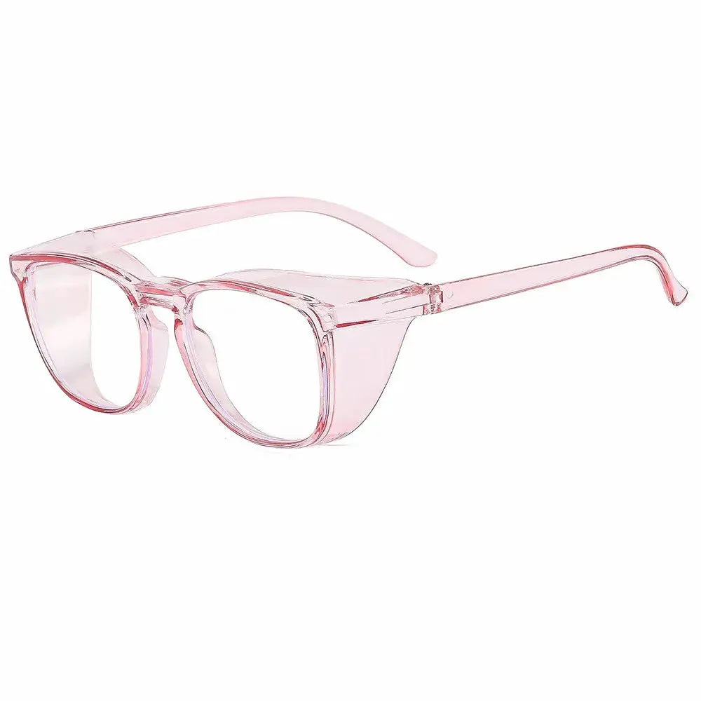 ClearView Safety Glasses With Anti Fog Blue Light Blocking Scratch Resistant Square Frame For Men And Women Nurses