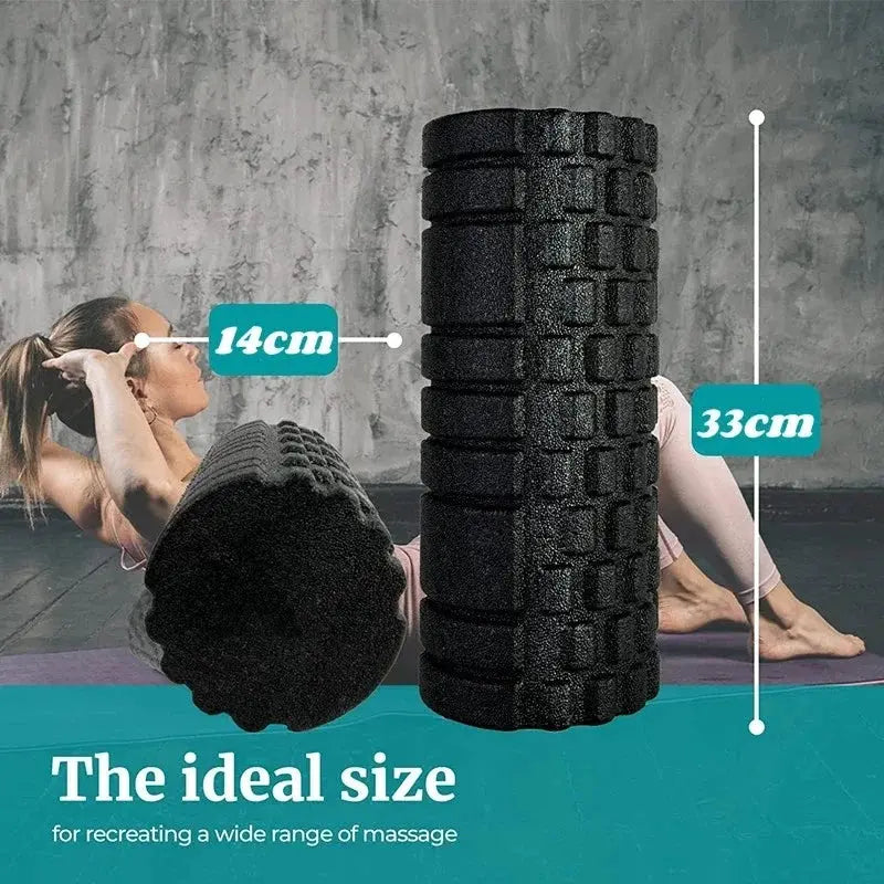ProFlex 33cm High Density EPP Foam Roller For Deep Muscle Therapy And Recovery For Home Fitness
