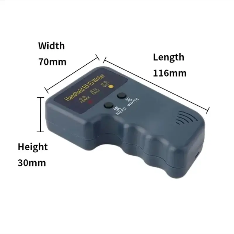 Handheld 125KHz RFID Copier Writer Duplicator Programmer Reader EM4100 TK4100 EM4305 T5577 Rewritable ID Keyfobs