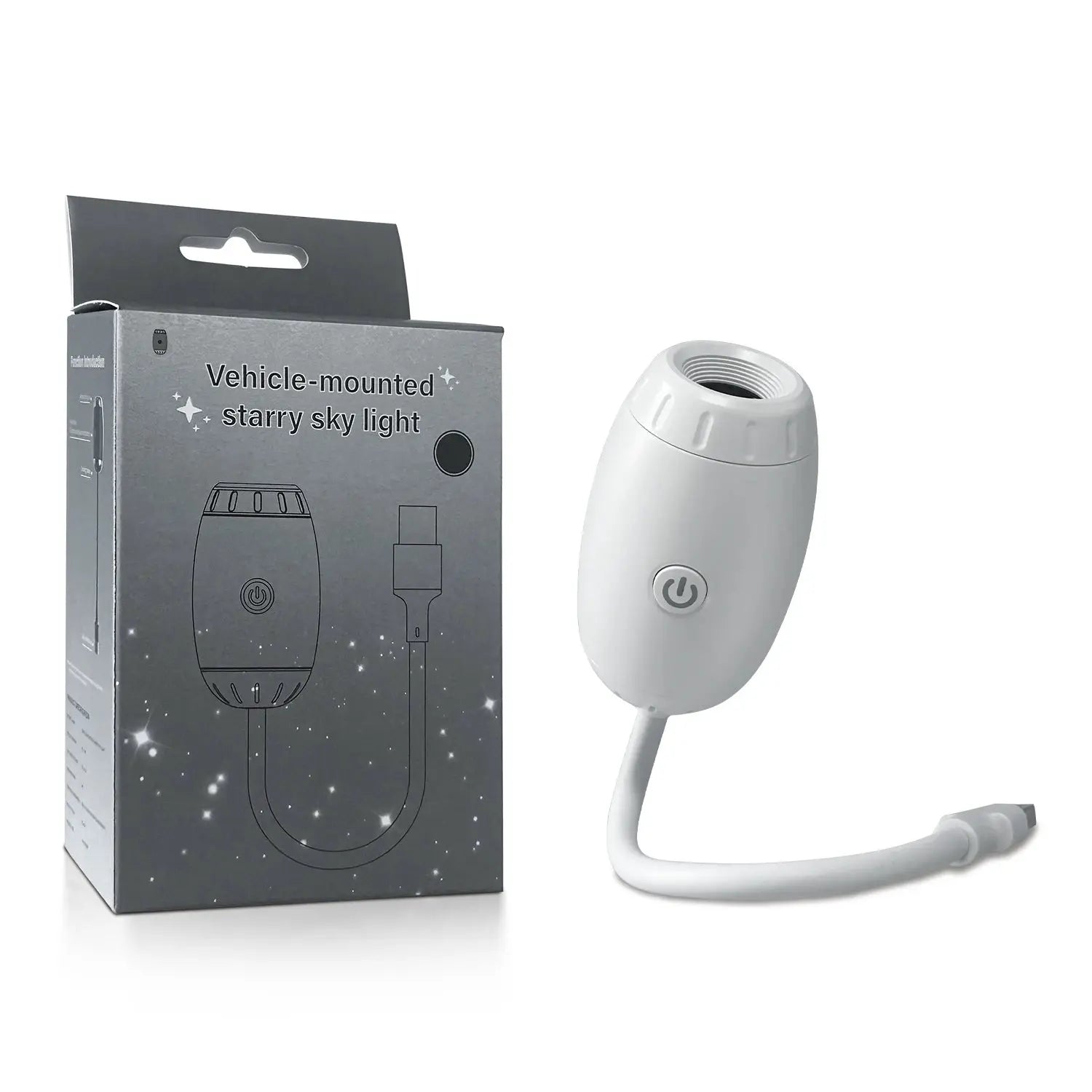 USB Car Atmosphere Projector Light Starry Sky Saturn Galaxy Ambience