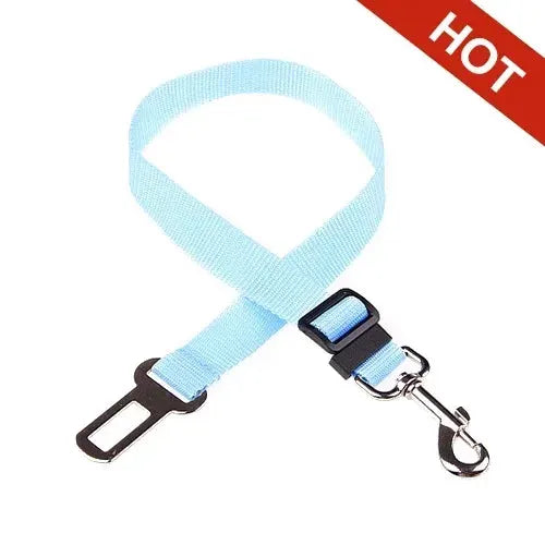 Adjustable Pet Car Seat Belt For Cats And Dogs Safe Vehicle Harness Lead Clip Secure Pet Restraint