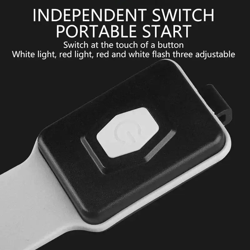 COB LED Armband Light 500LM Type C USB Rechargeable IPX4 Waterproof