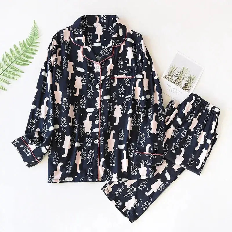 SilkyNest 100 Percent Viscose Pajama Set For Women Long Sleeve Trousers Plus Size 3XL Breathable Spring And Summer Nightwear