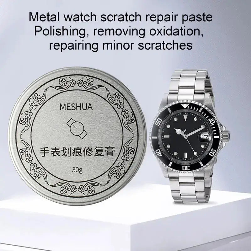 30g Scratch Remover Metal Polish Cream For Watches And Jewelry Restores Tarnish On Gold Silver Copper Stainless Steel