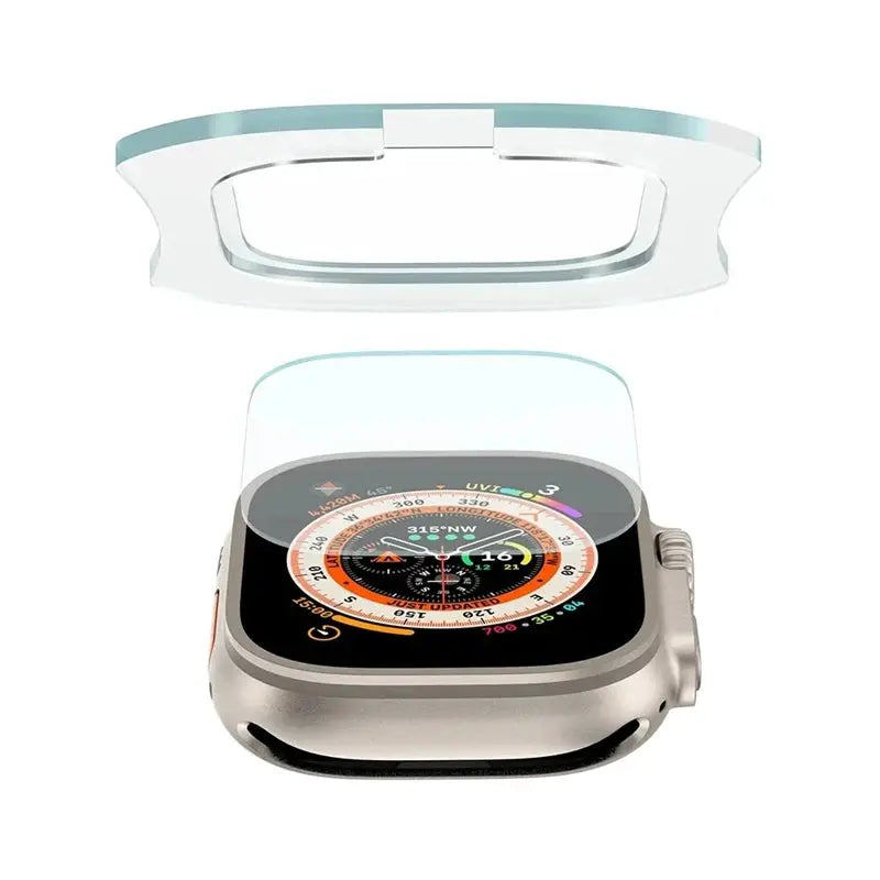Tempered Glass for Apple Watch Ultra 1 2 3 49mm Anti-Scratch Screen Protector IWatch Ultra Seconds Installation Protective Film
