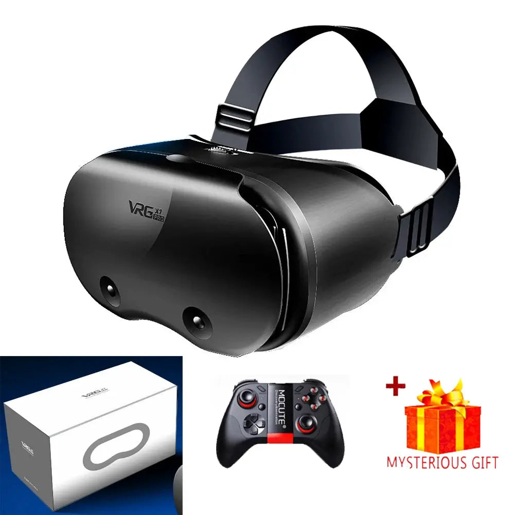3D Virtual Reality VR Glasses For iPhone And Android Smartphones With Real Lenses Goggles Headset