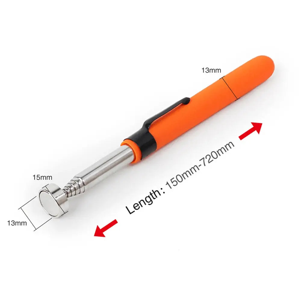 Extendable Magnetic Pickup Tool Telescopic Rod Mini Portable Magnet Pen For Picking Up Screws Nuts Bolts