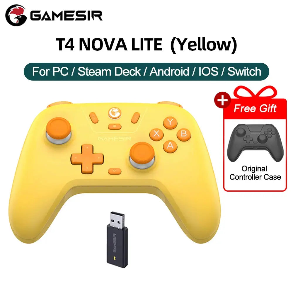 GameSir Nova Lite Controller For Nintendo Switch PC Steam Android iOS Hall Effect Joysticks With Dual Rumble