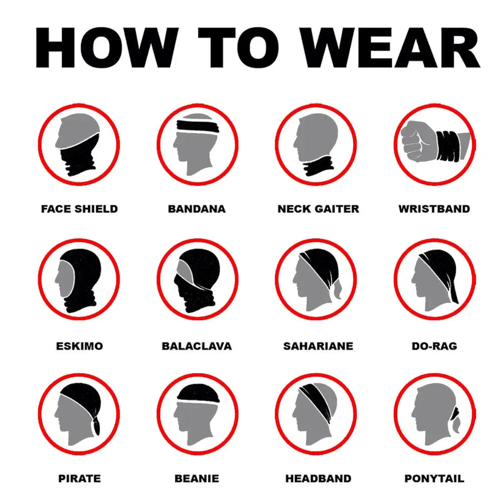 Seamless Tactical Neck Gaiter Bandana Scarf For Men Face Mask Balaclava For Cycling Skiing Motorcycle Hiking