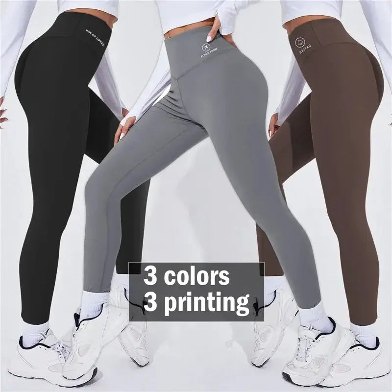 High Waist Thermal Yoga Leggings For Women Butt Lifting Gym Fitness Tights With Stretch