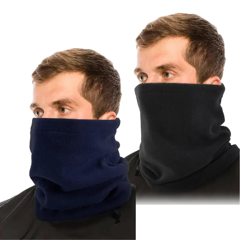 PolarFlex Arctic Fleece Neck Tube Scarf Adjustable Warm Lightweight Winter Ear Warmer For Outdoor Sports
